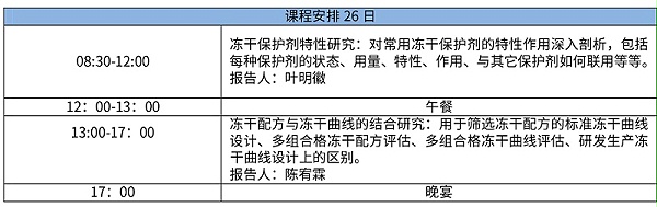 课程安排23日-2