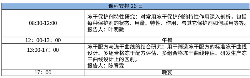 课程安排23日-2